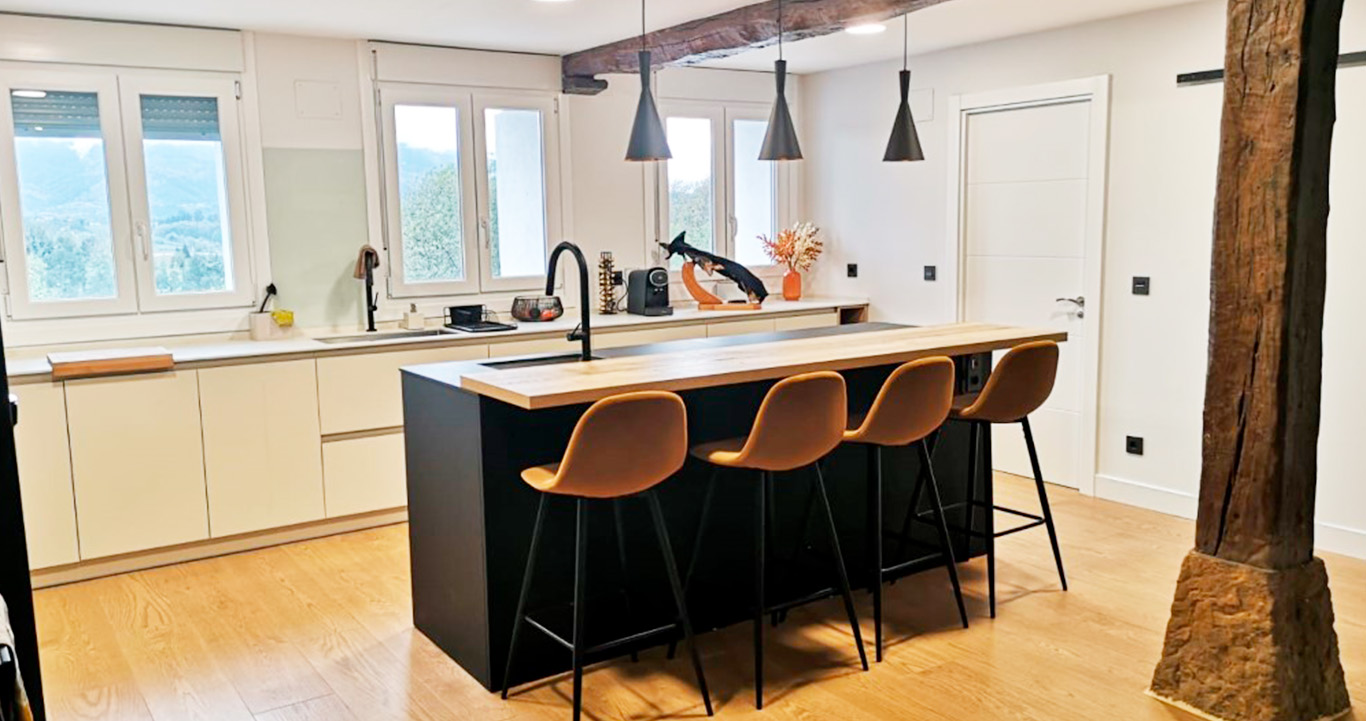 Proyecto de interiorismo en Ajangiz
